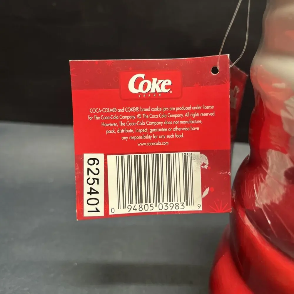 Vintage Coca Cola 75th Anniversary Santa Boot Cookie Jar Ceramic Coke Christmas